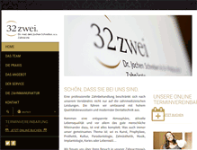 Tablet Screenshot of 32zwei.de